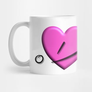 “I ❤️ Shorthand” in shorthand 3D Mug